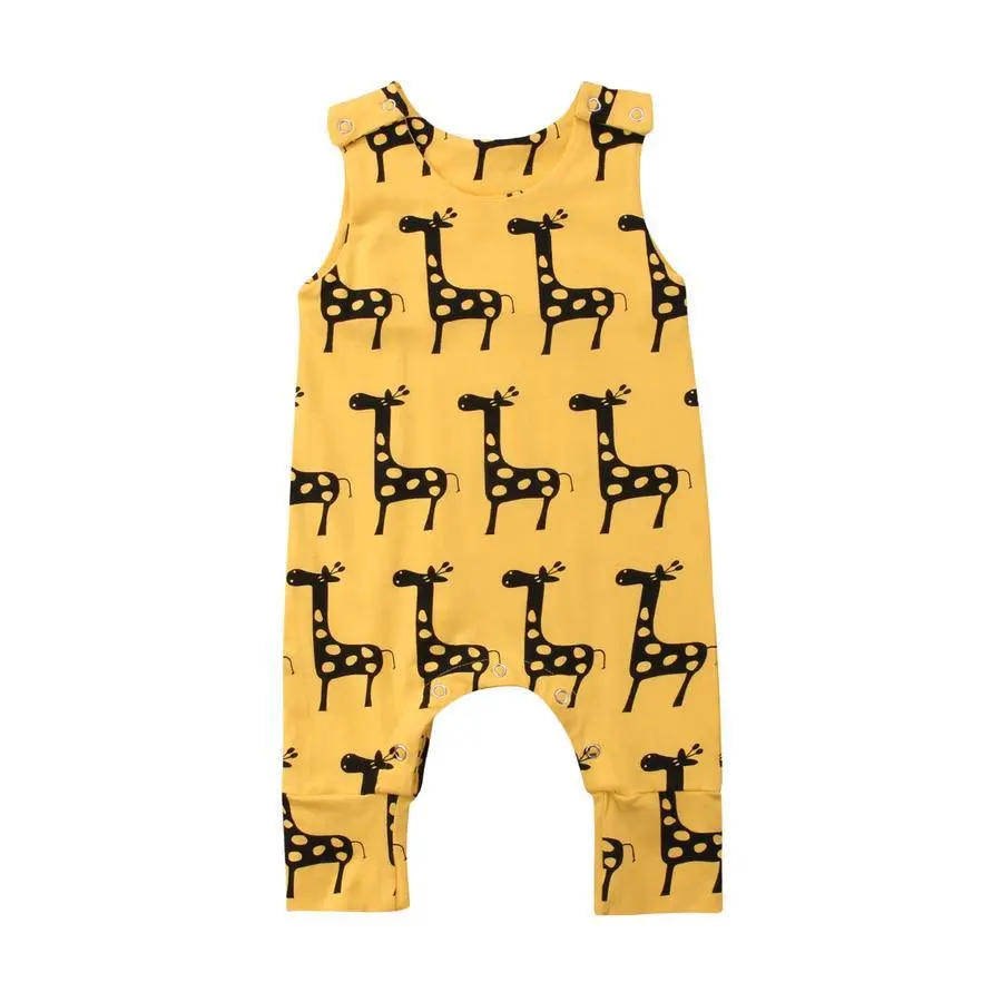 Giraffe Baby Jumpsuit
