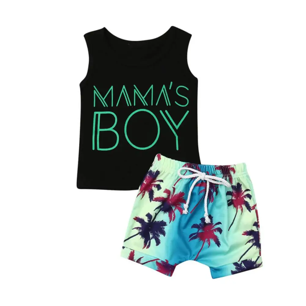 Mama's Boy Tropical Baby Set
