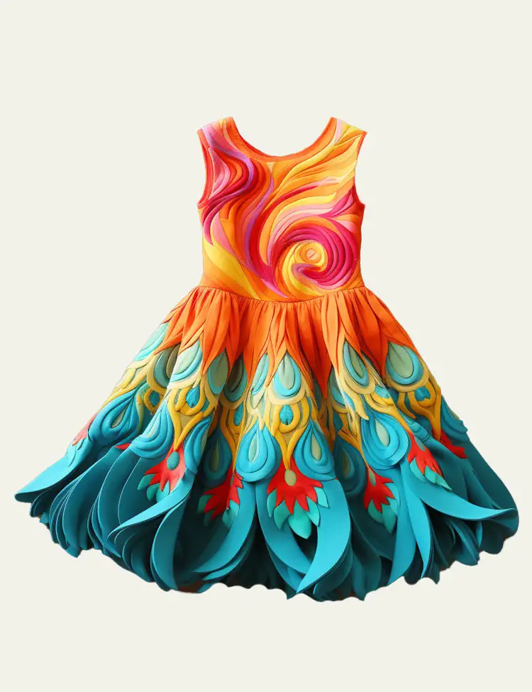 Toddler Girl The Bright Of Sun Sleeveless Tank Dress