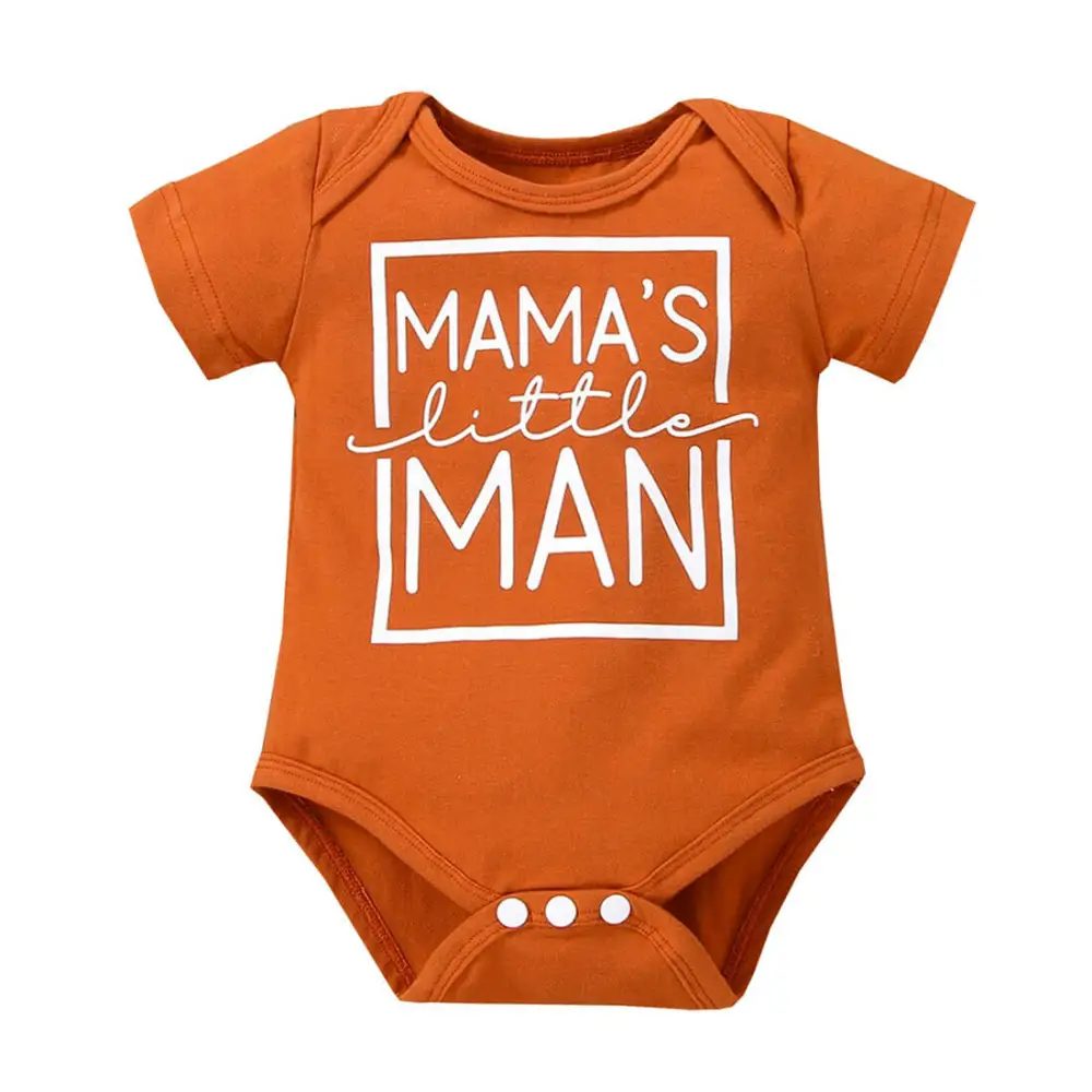 Mama's Little Man Baby Bodysuit