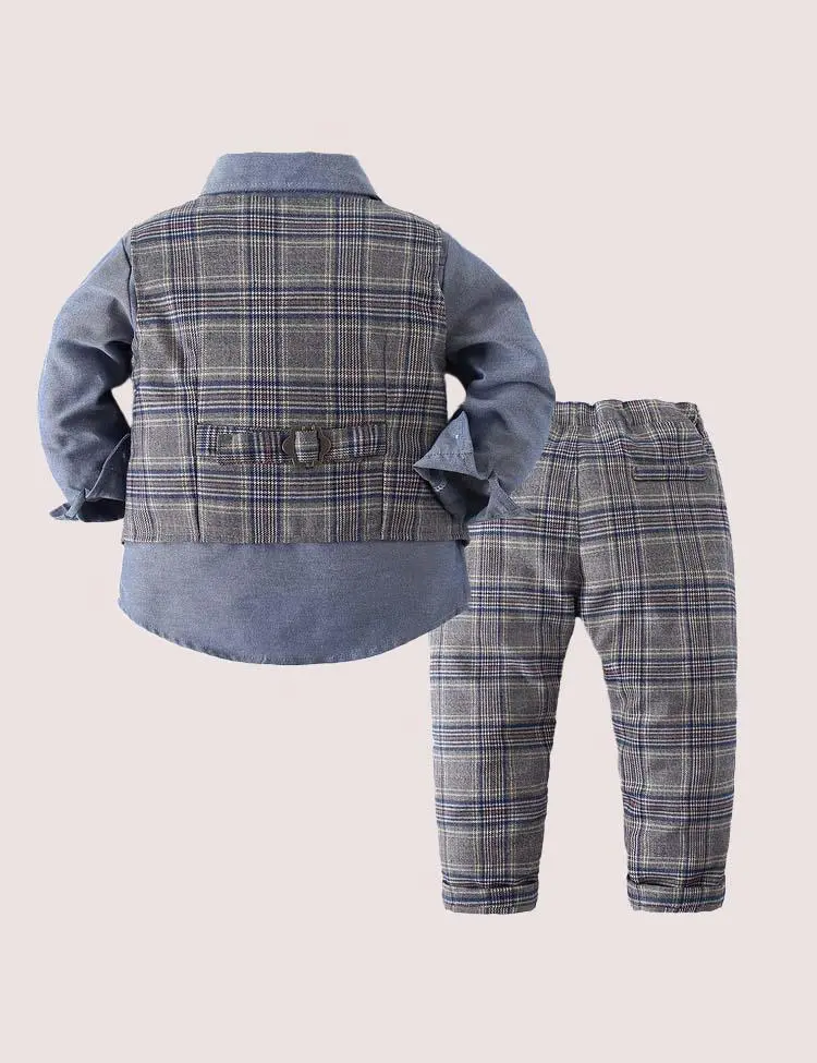 Vest Overalls Party Suit