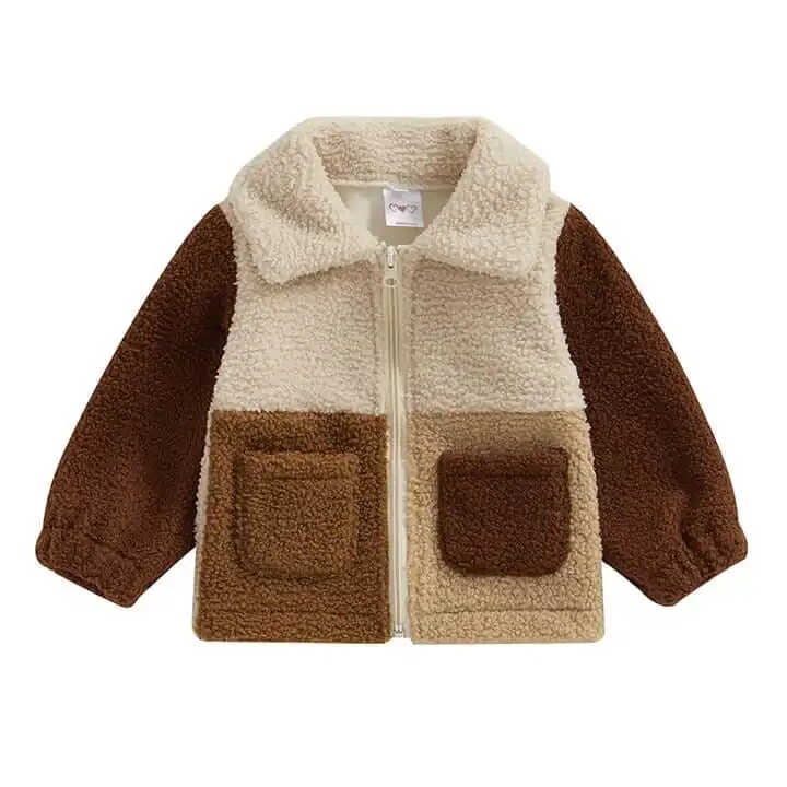 Fluffy Zipper Toddler Jacket