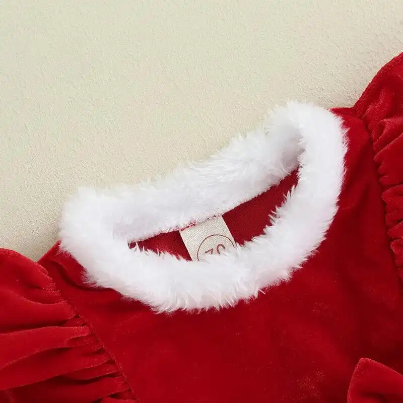 Long Sleeve Christmas Baby Romper