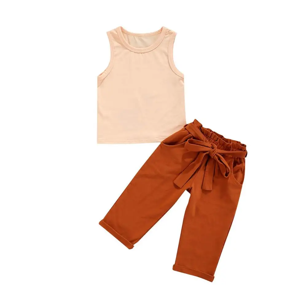 Brown Pants Toddler Set