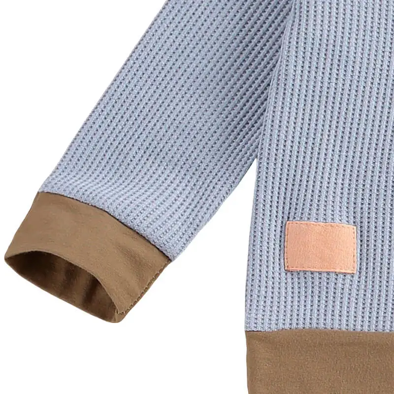 Patchwork Pullover Baby Set