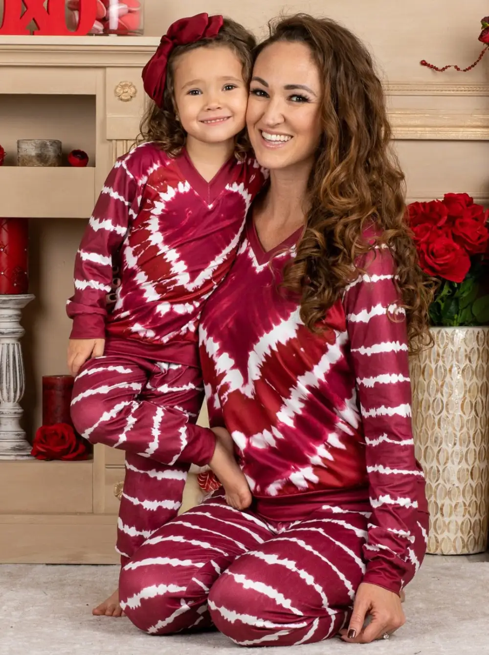 Mommy & Me Tie Dye Love Loungewear Set
