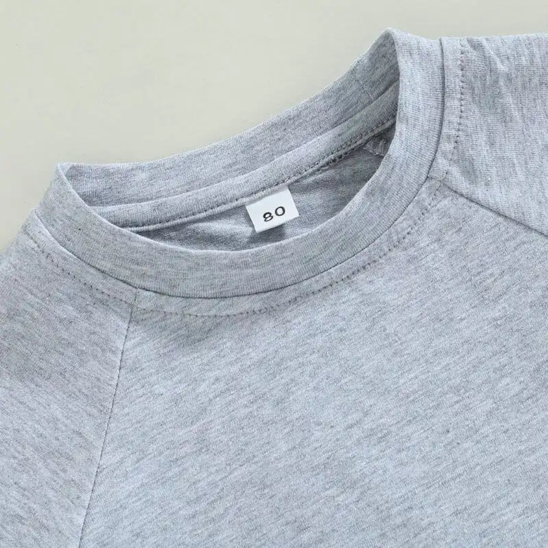 Solid Gray Toddler Tee