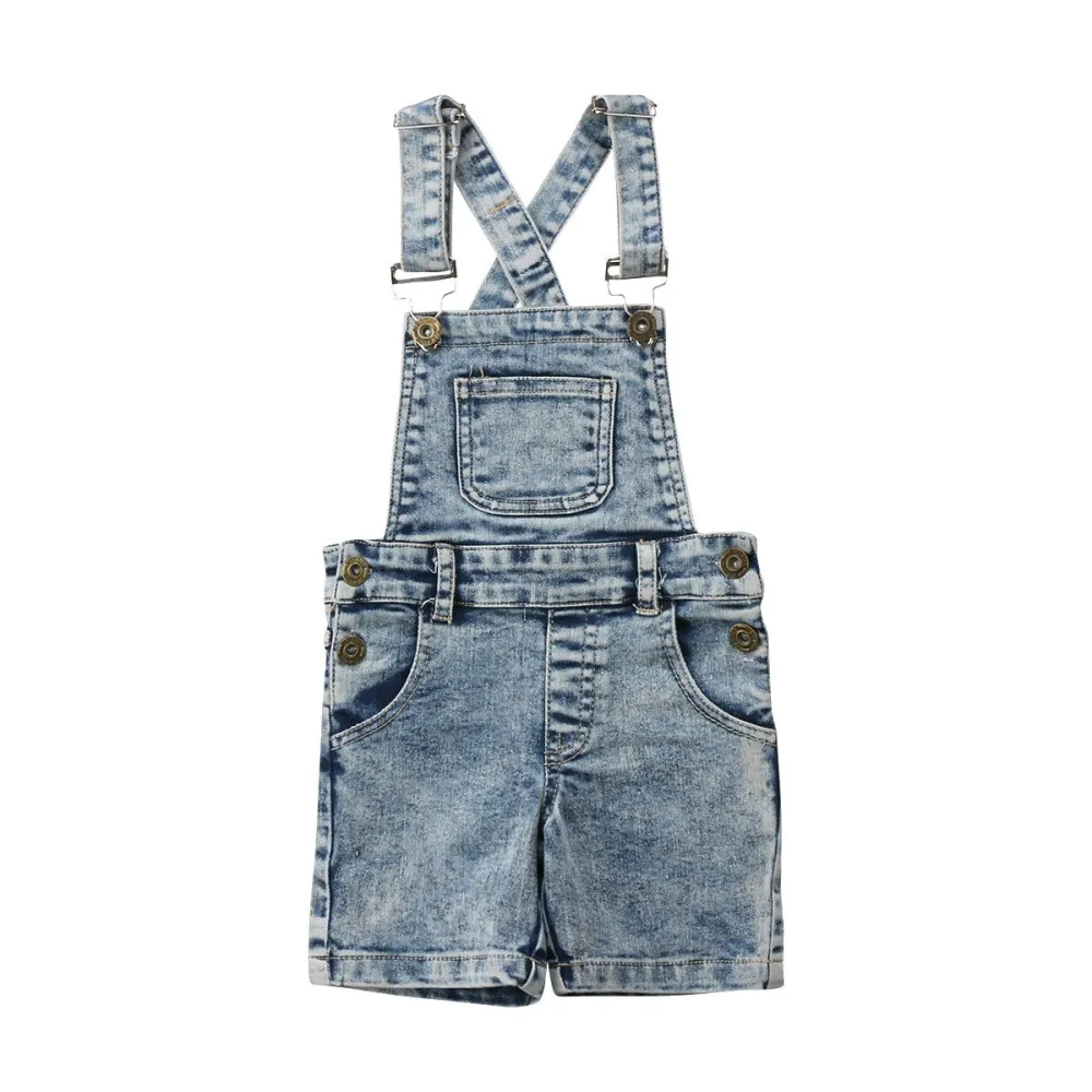 Denim Shorts Toddler Jumpsuit