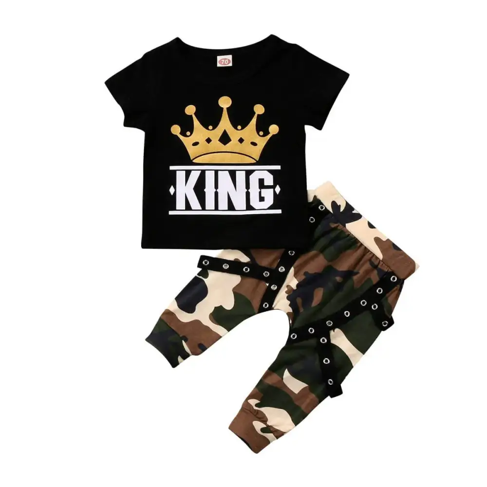 King Camo Baby Set