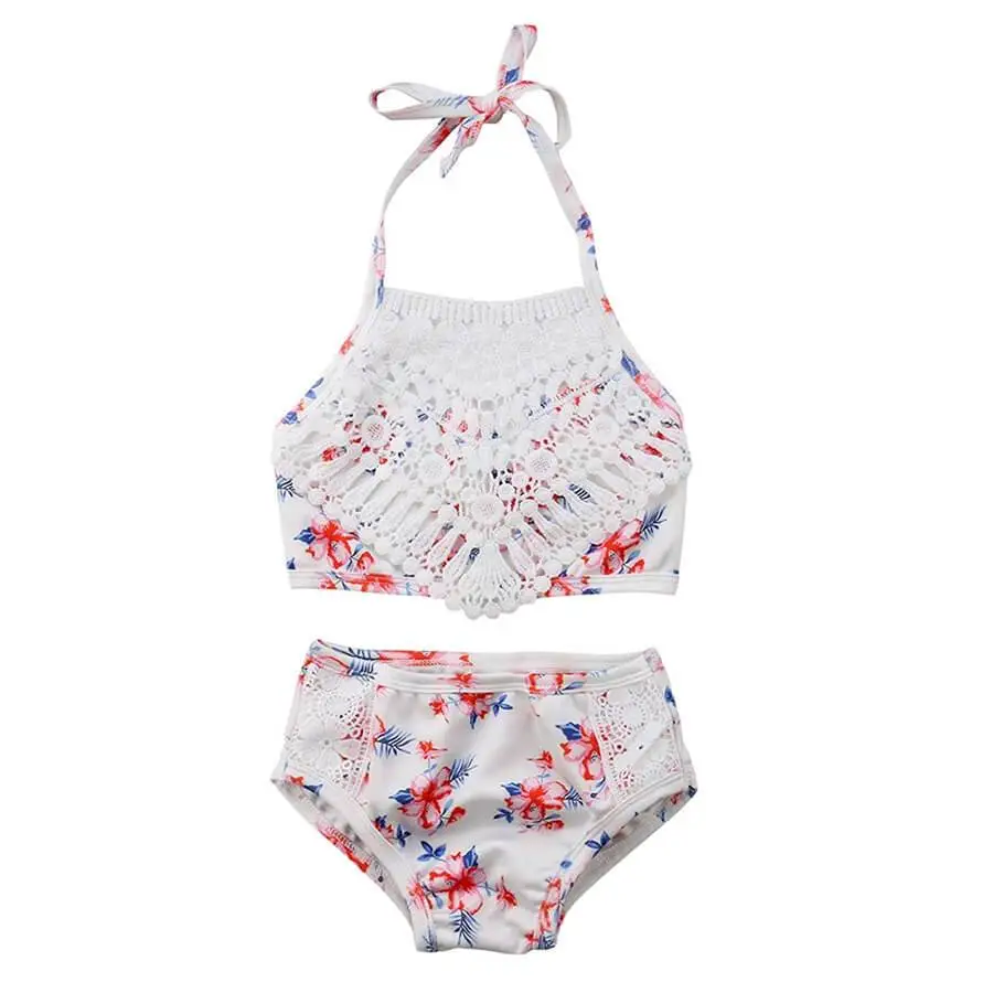 Floral Lace Toddler Swimsuit