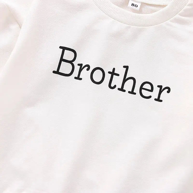 Solid Pants Brother Toddler Set