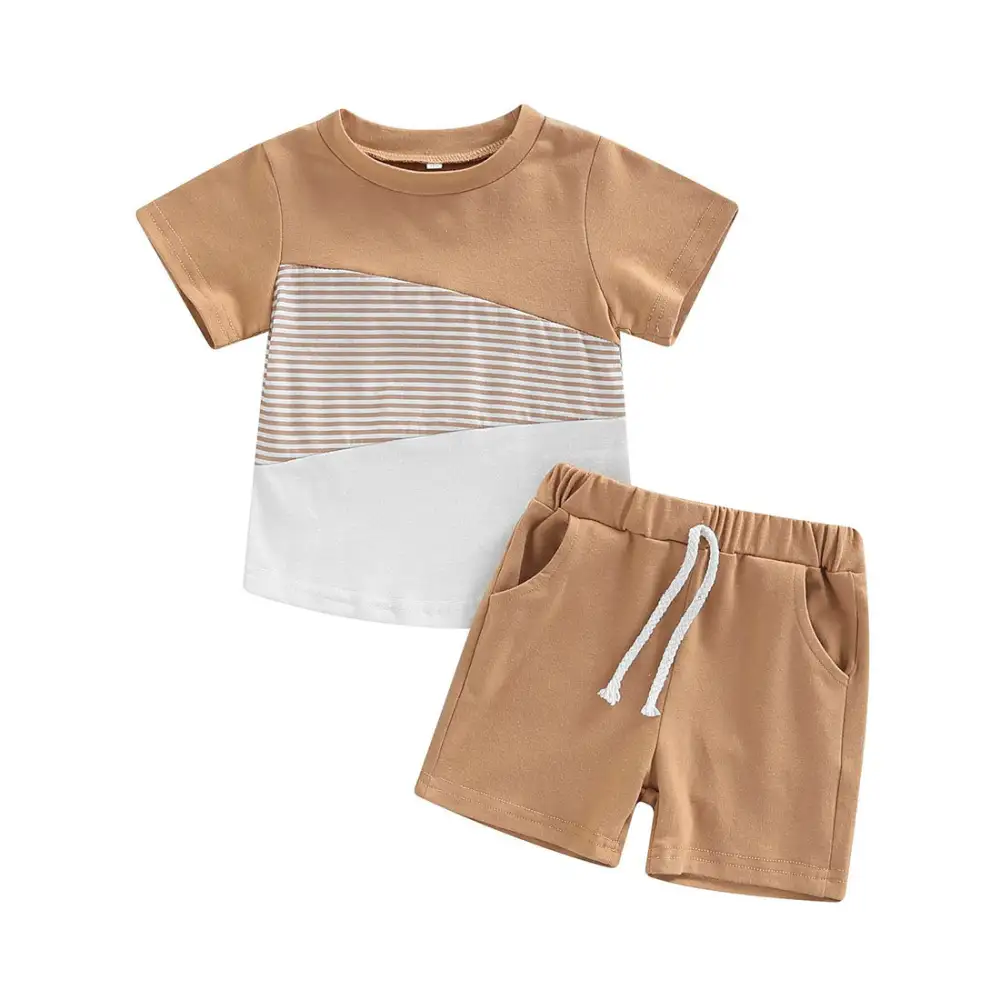 Crew Tee Solid Shorts Toddler Set