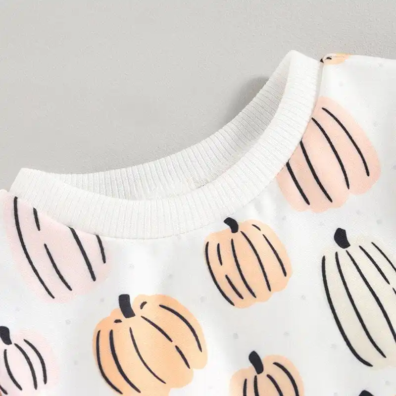 Pumpkins Waffle Toddler Sweatshirt