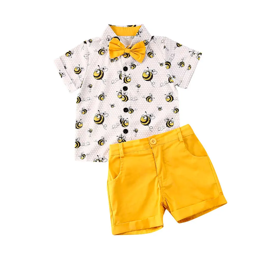 Honeybee Yellow Shorts Toddler Set