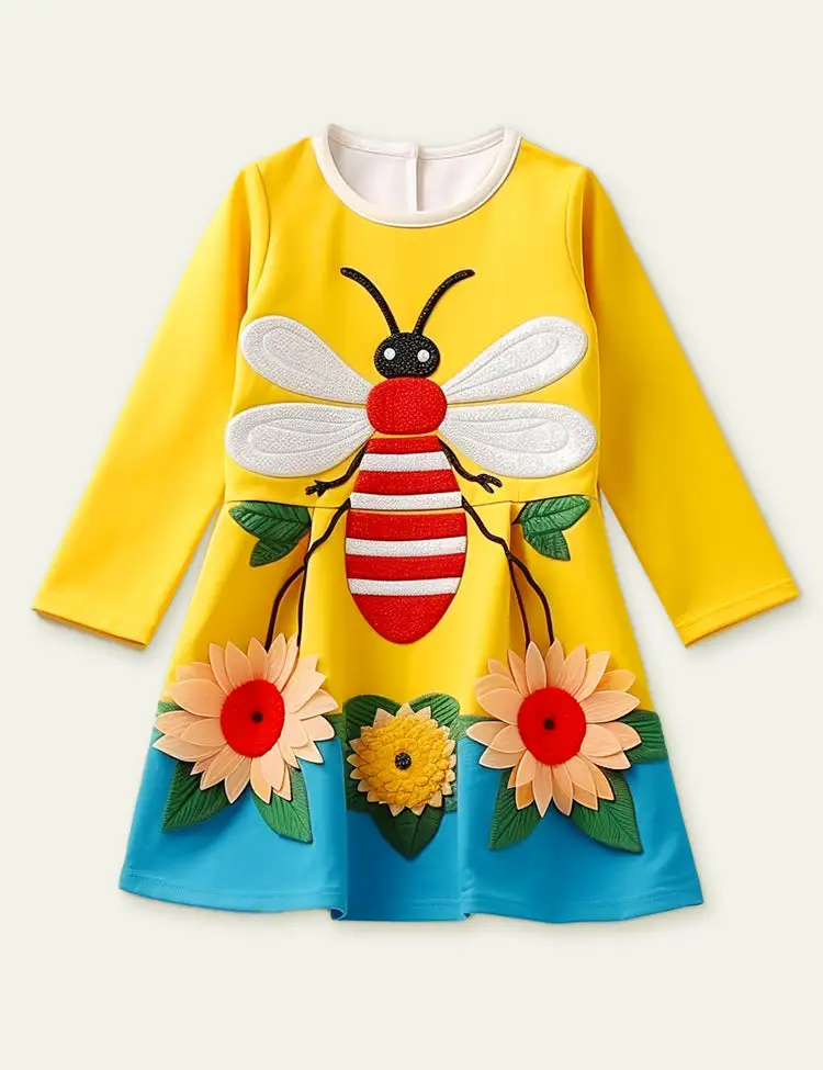 Toddler Kid Girl Fun Insect Dress