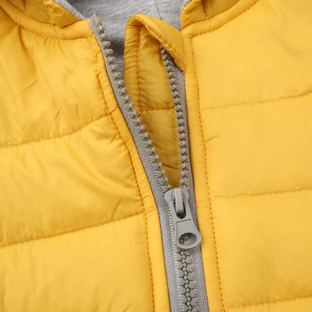Yellow Dino Zipper Toddler Jacket