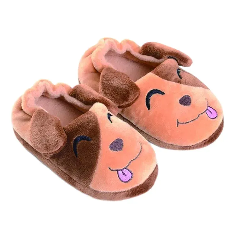 Fun Cartoon Dog Kids Slippers