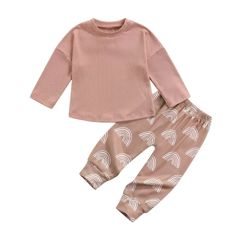 Rainbow Pants Toddler Pajama Set