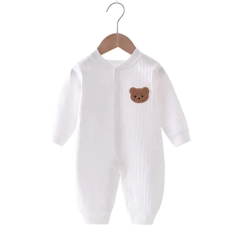 Solid Color Baby Romper