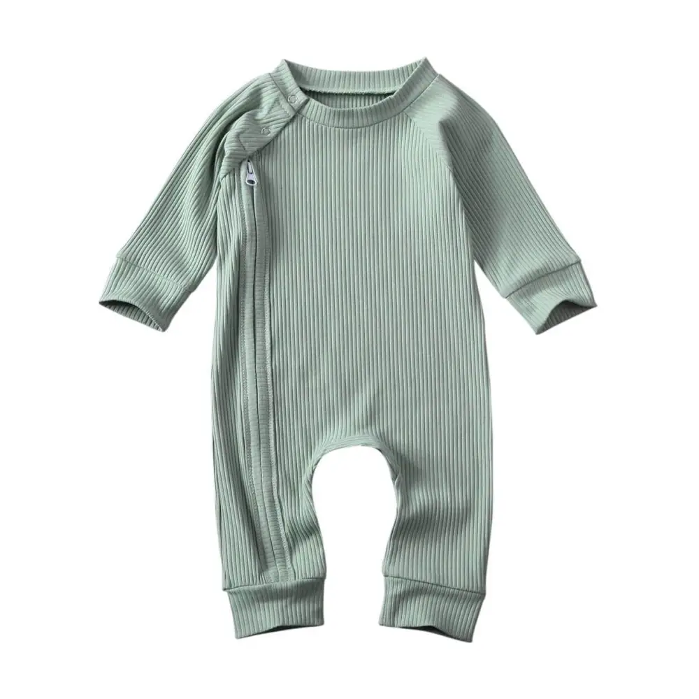 Long Sleeve Zipper Baby Jumpsuit
