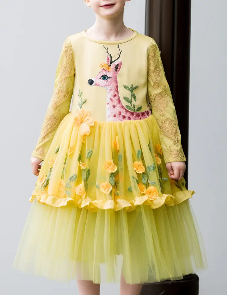 Toddler Kid Girl Fawn Play Dress