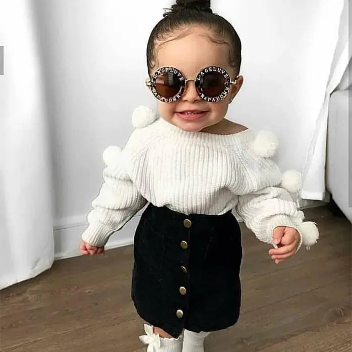 Pom Pom Sweater Toddler Set