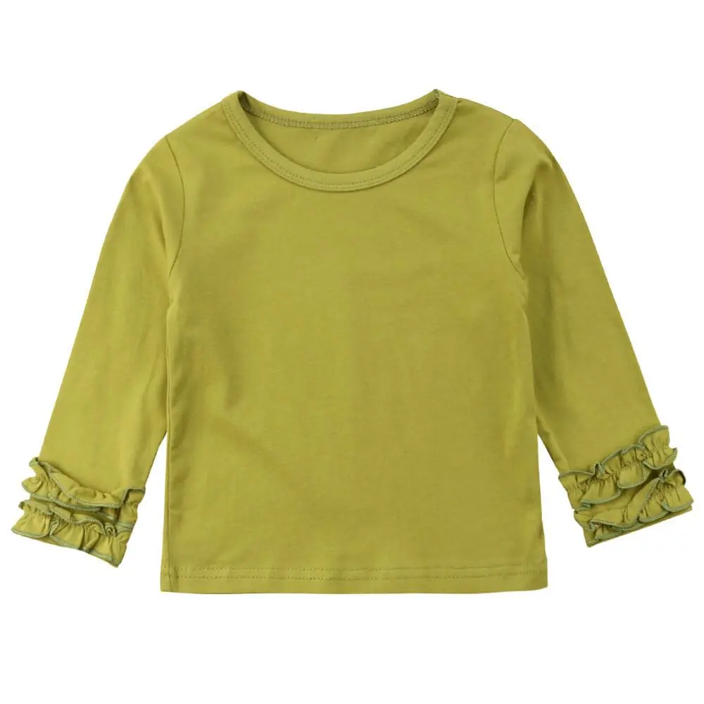 Long Sleeve Solid Toddler Top