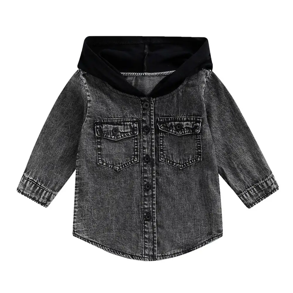 Denim Hooded Toddler Jacket