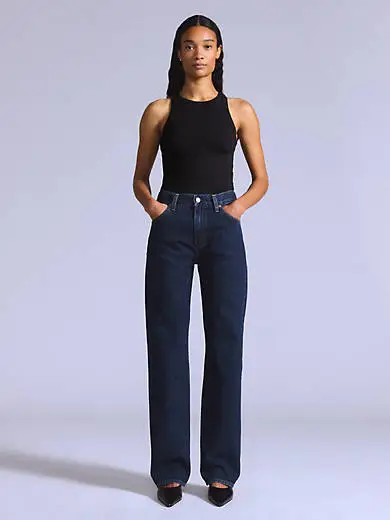 Japanese Selvedge Plank Straight Fit Women's Jeans