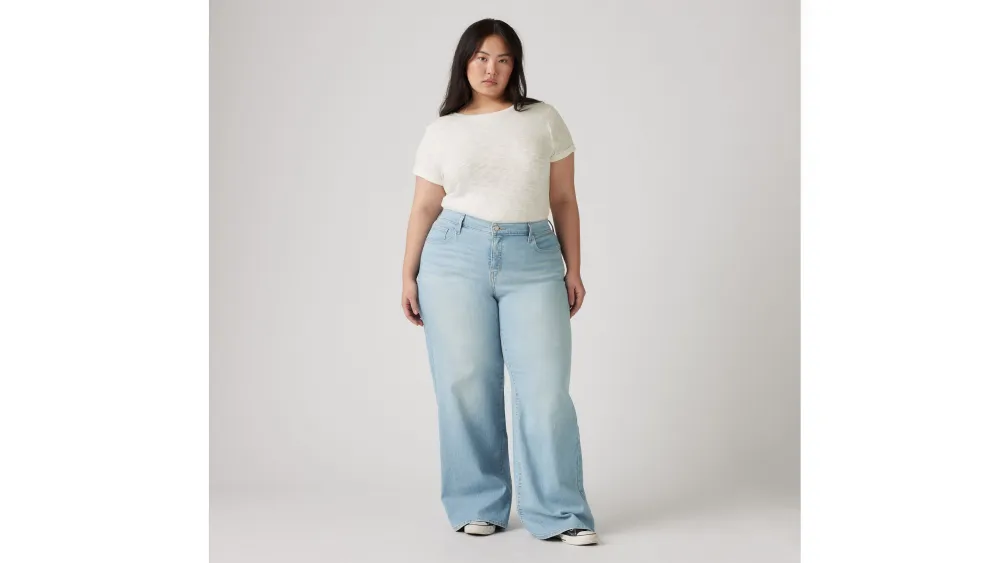 318 Shaping Wide Leg Women's Jeans (Plus Size)