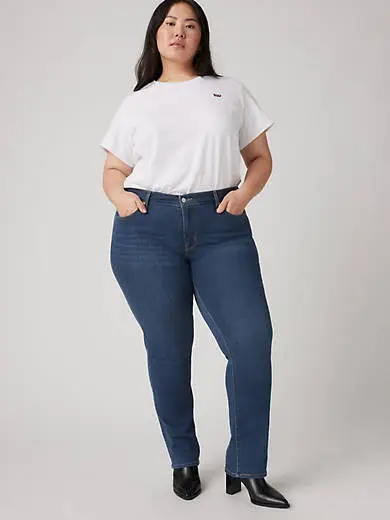 Classic Straight Women's Jeans (Plus Size)