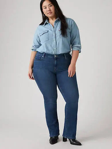 Classic Bootcut Women's Jeans (Plus Size)