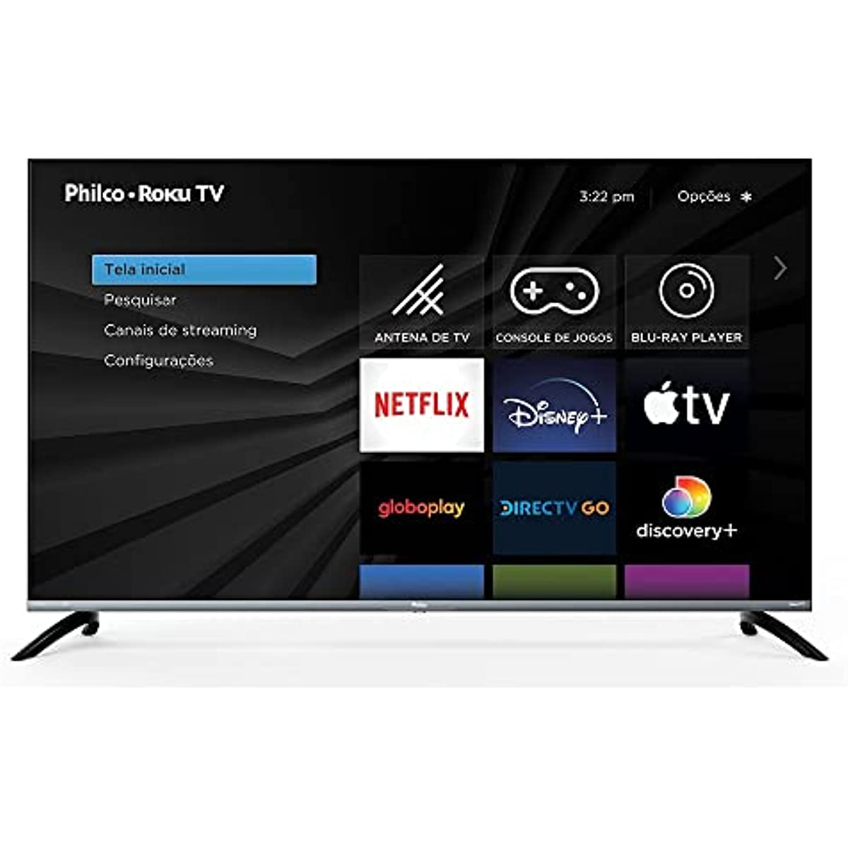 Smart TV LED 50 4K UHD Philco PTV50G70R2CSGBL - Roku TV