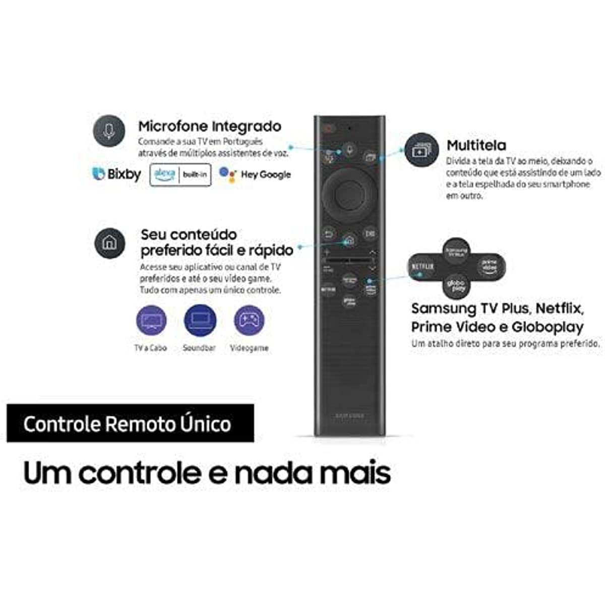 Smart TV QLED 55 4K UHD Samsung 55Q60B - Alexa built-in