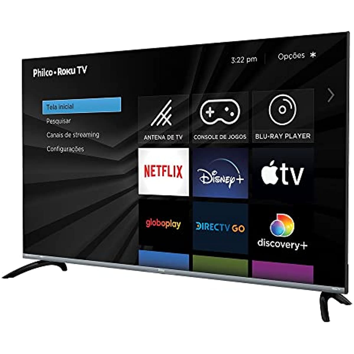 Smart TV LED 50 4K UHD Philco PTV50G70R2CSGBL - Roku TV