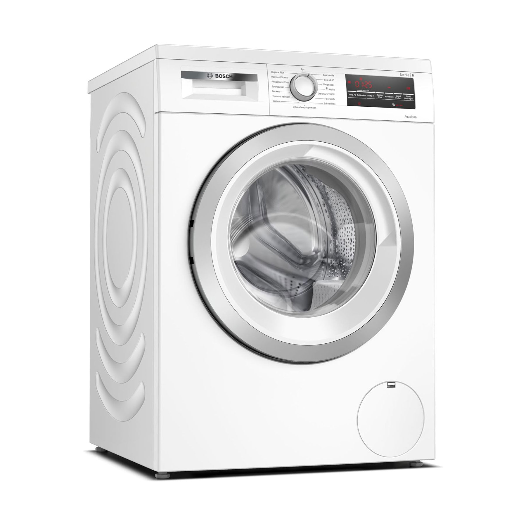 Bosch WUU28T70 Series 6 Washing Machine, 8 kg, 1400 rpm, Undermountable, Quick Wash with SpeedPerfect, Refill Function, Hygiene Plus, Vario Drum, Quiet Thanks to EcoSilence Drive, LED Display, White Energy Class B