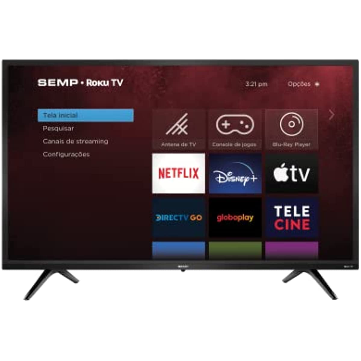 Smart TV LED 32' HD Semp 32R5500 - Wifi, HDMI, USB