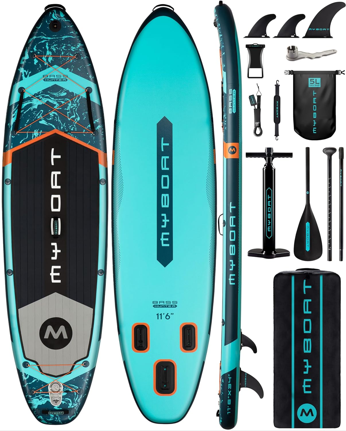 11'6×34×6 Extra Wide Inflatable Paddle Board