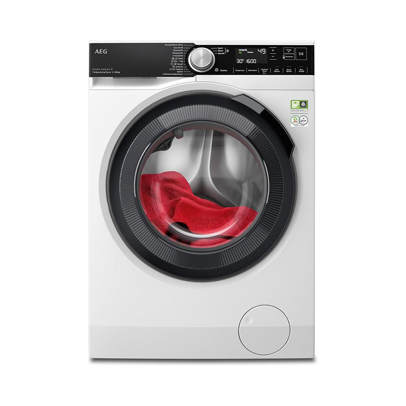 AEG LR9W80600 WiFi Washing Machine / Series 9000 with AbsoluteCare / Water Pre-Softening / Refreshing Function / 10 kg / Automatic Volume / Refill Function / Child Lock / Water Stop / 1600 rpm Energy Class A