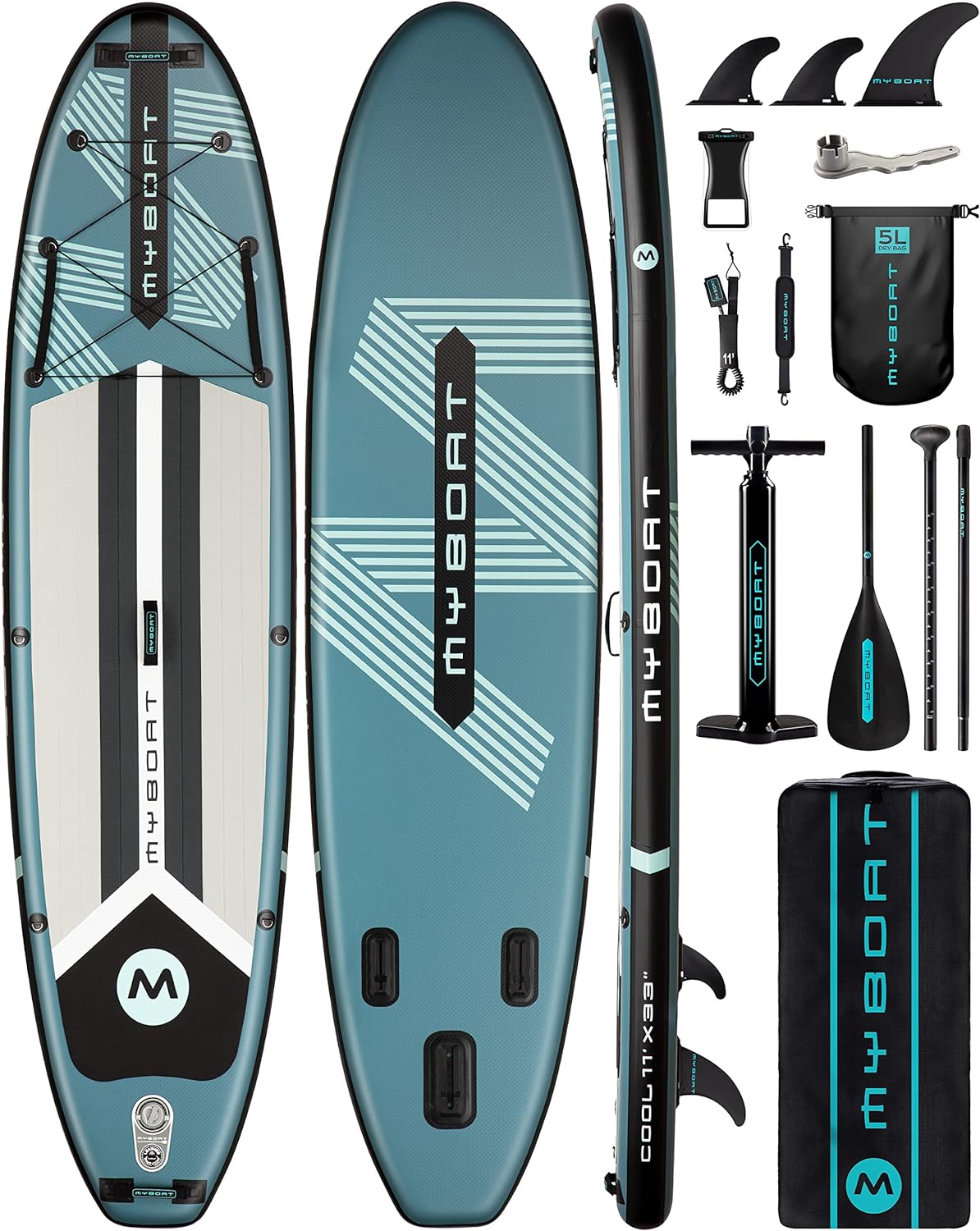 11'6×34×6 Extra Wide Inflatable Paddle Board