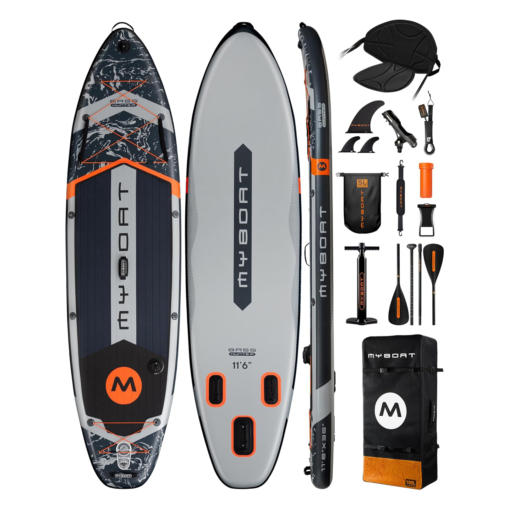 11'6×34×6 Extra Wide Inflatable Paddle Board