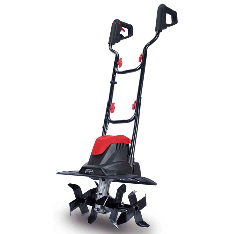 Scheppach Tiller MTE380 Electric Tiller | Power 1050W | Hurdles Ø205mm | Milling width 360mm | Chopping speed 400 1/min | Immediate start with circuit breaker | foldable