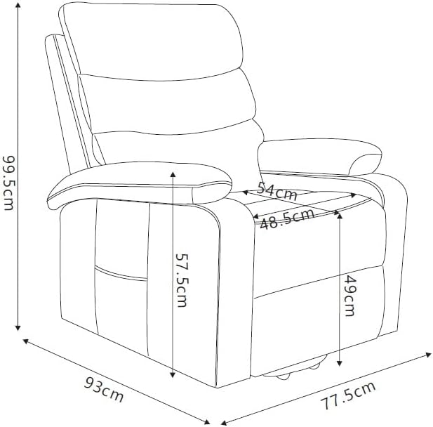 ASTAN HOGAR Relaxation Chair with Self-Help Function (Lifts People), Electric Reclining, Massage and Thermotherapy 1