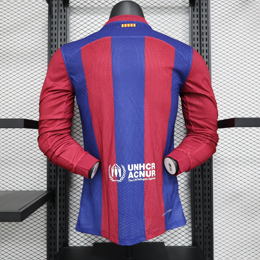 23/24 Players Long Sleeve Barcelona Home jersey