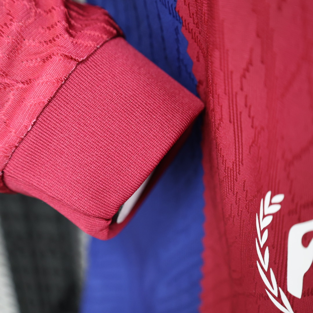 23/24 Players Long Sleeve Barcelona Home jersey