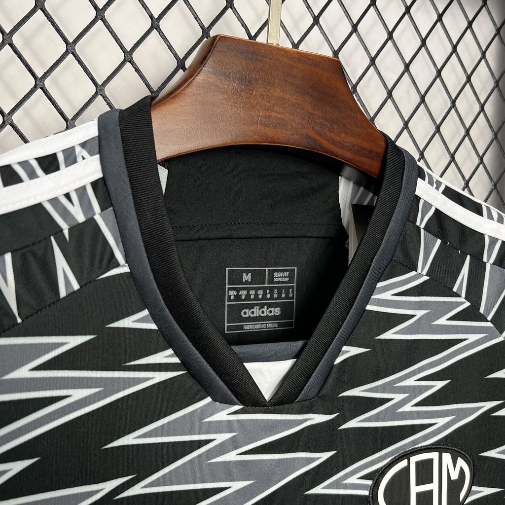 24/25 Atletico Mineiro Third Away All Sponsors  black jersey