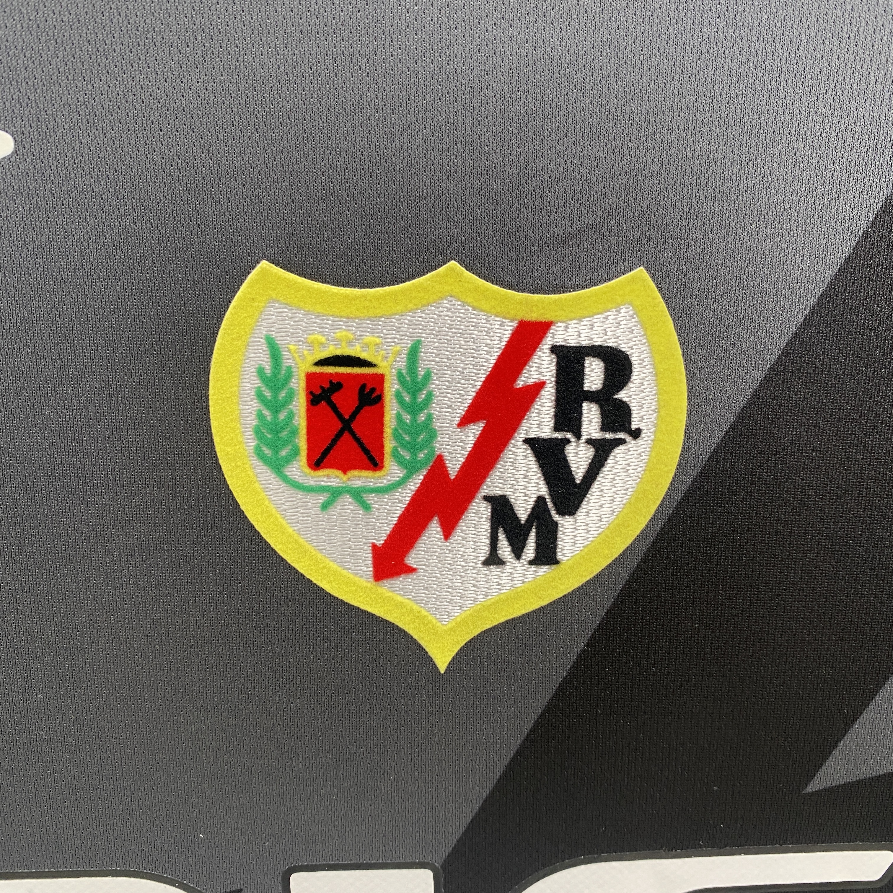 24/25 Rayo Vallecano third away black jersey