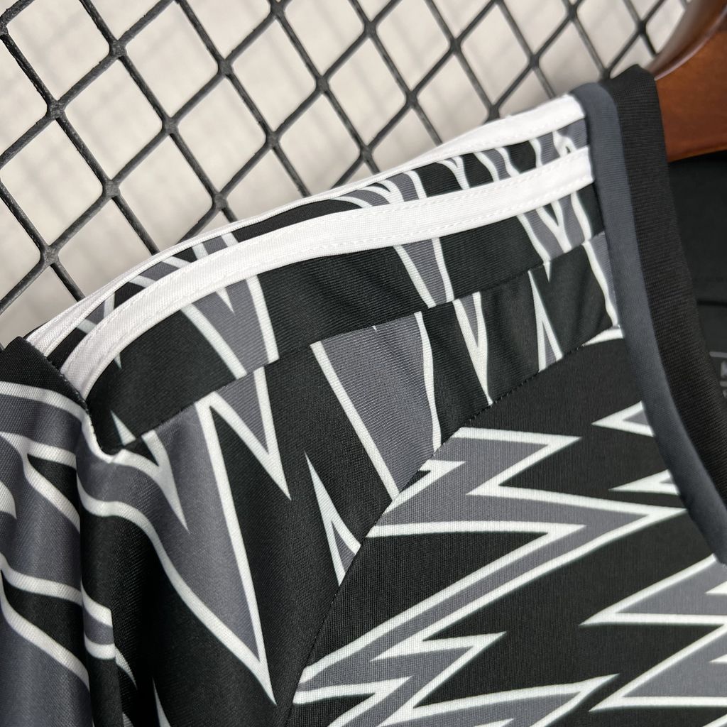 24/25 Atletico Mineiro Third Away All Sponsors  black jersey