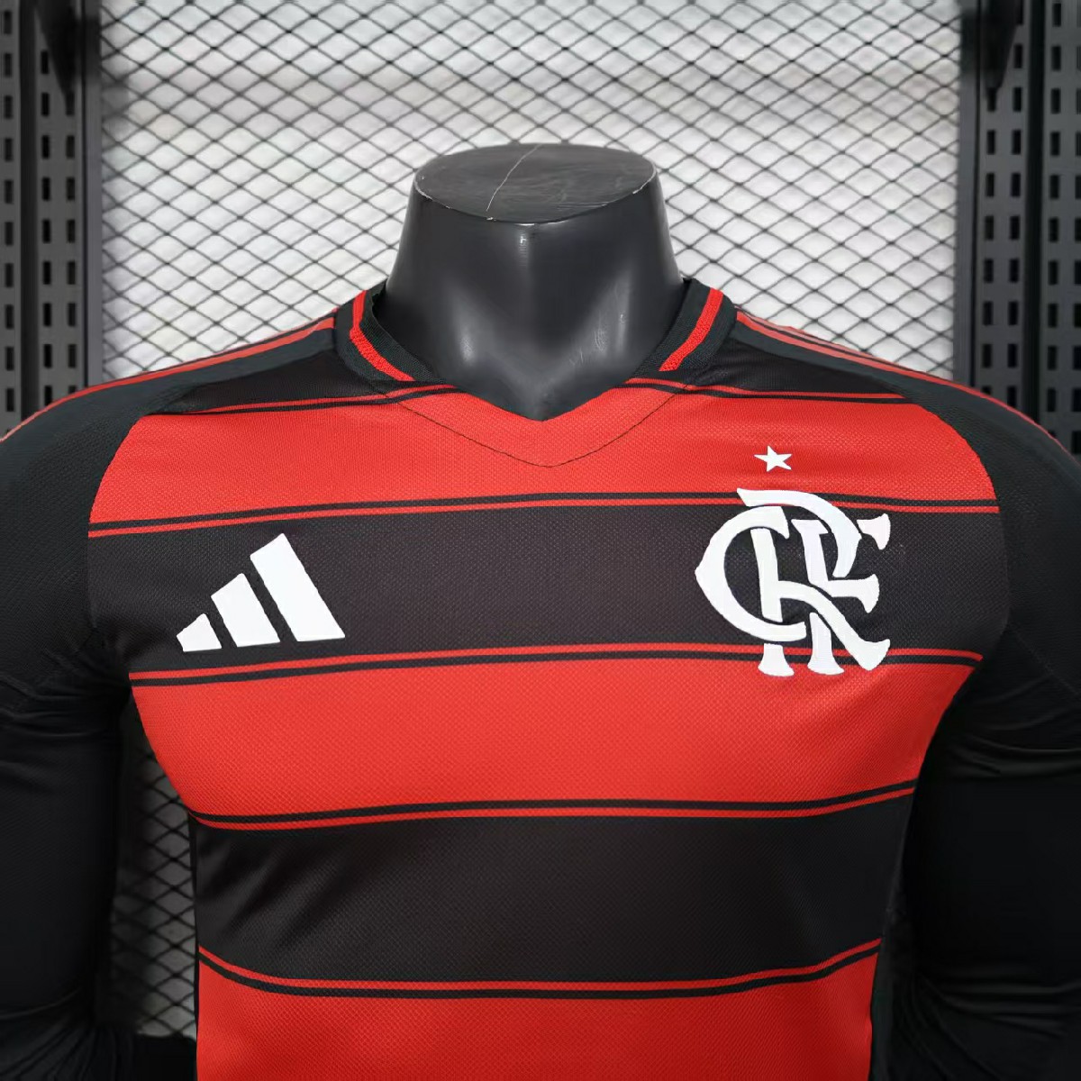 Aston Villa Flamengo Long Sleeve Home 2025-26 Players Jerseys
