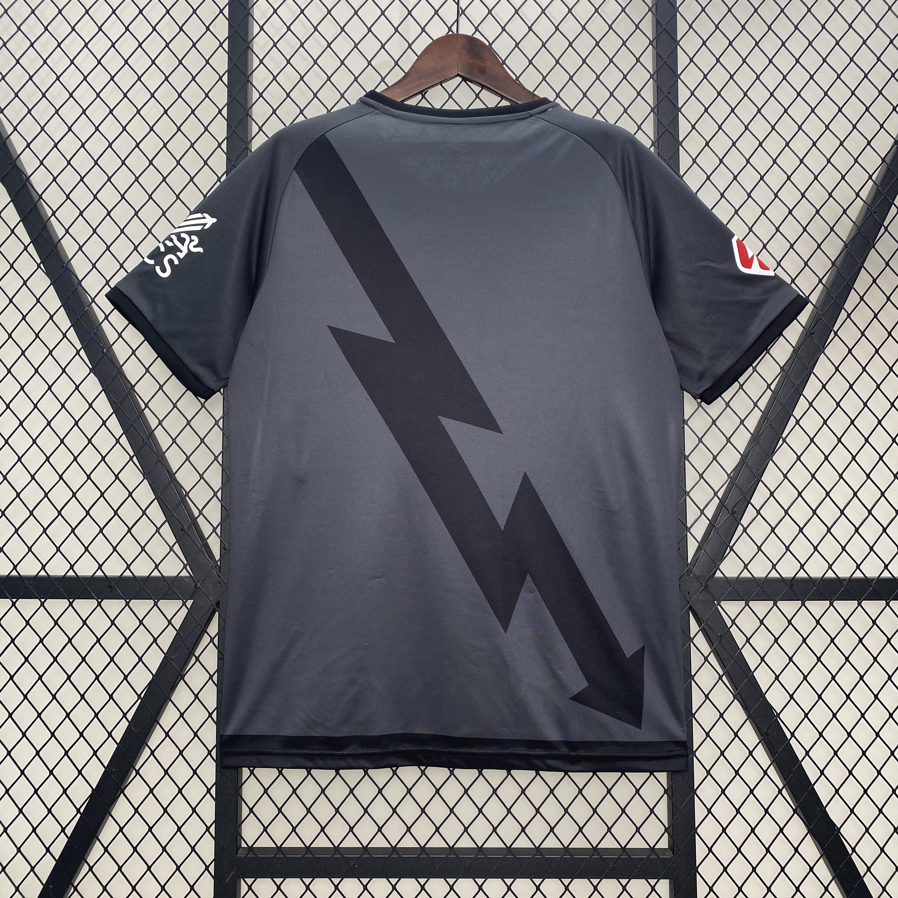 24/25 Rayo Vallecano third away black jersey